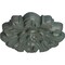 Ekena Millwork Emery Leaf Ceiling Medallion, Hand-Painted Cloud Burst Crackle, 7 5/8"OD x 1"P CM07EMCBC - alternate 4